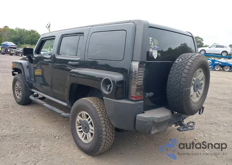 2007 Hummer H3 из США, поврежденный, VIN 5GTDN13E578152392